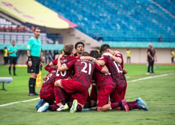 La selección venezolana durante su participación en el Sudamericano U-17, en 2023