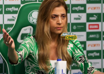 Leila Pereira el presidente del Palmeiras