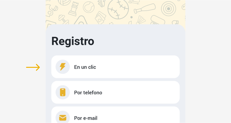 Registrarse con un solo clic Aplicación Melbet en Venezuela