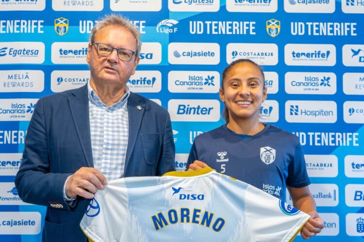 Yerliane Moreno renueva con el UDG Tenerife hasta 2027 y apunta a seguir firme en la élite de España