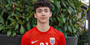 David de Ornelas, el hijo de un exvinotinto que debutó con la sub-16 de Noruega
