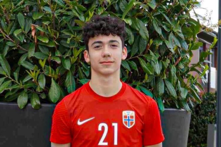 David de Ornelas, el hijo de un exvinotinto que debutó con la sub-16 de Noruega