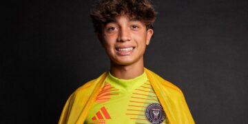 ¡Exclusivo! Julio Zabaleta, portero de 13 años, se formó en Venezuela y ahora entrena en el Inter de Miami
