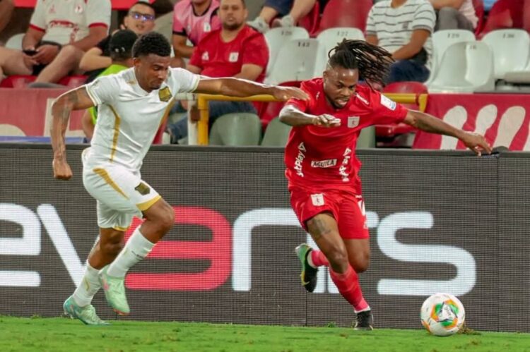 Jhon Murillo brilló, Wuilker Faríñez falló: América de Cali venció 2-1 al Águilas Doradas en duelo criollo de la Liga BetPlay