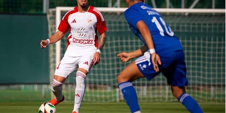 Jesús Mejías destacó, pero el Debrecen se dejó empatar en su debut en la Liga Húngara